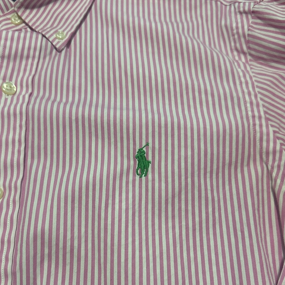 Polo Ralph Lauren Pink Striped Button Down Shirt - Picture 2 of 4